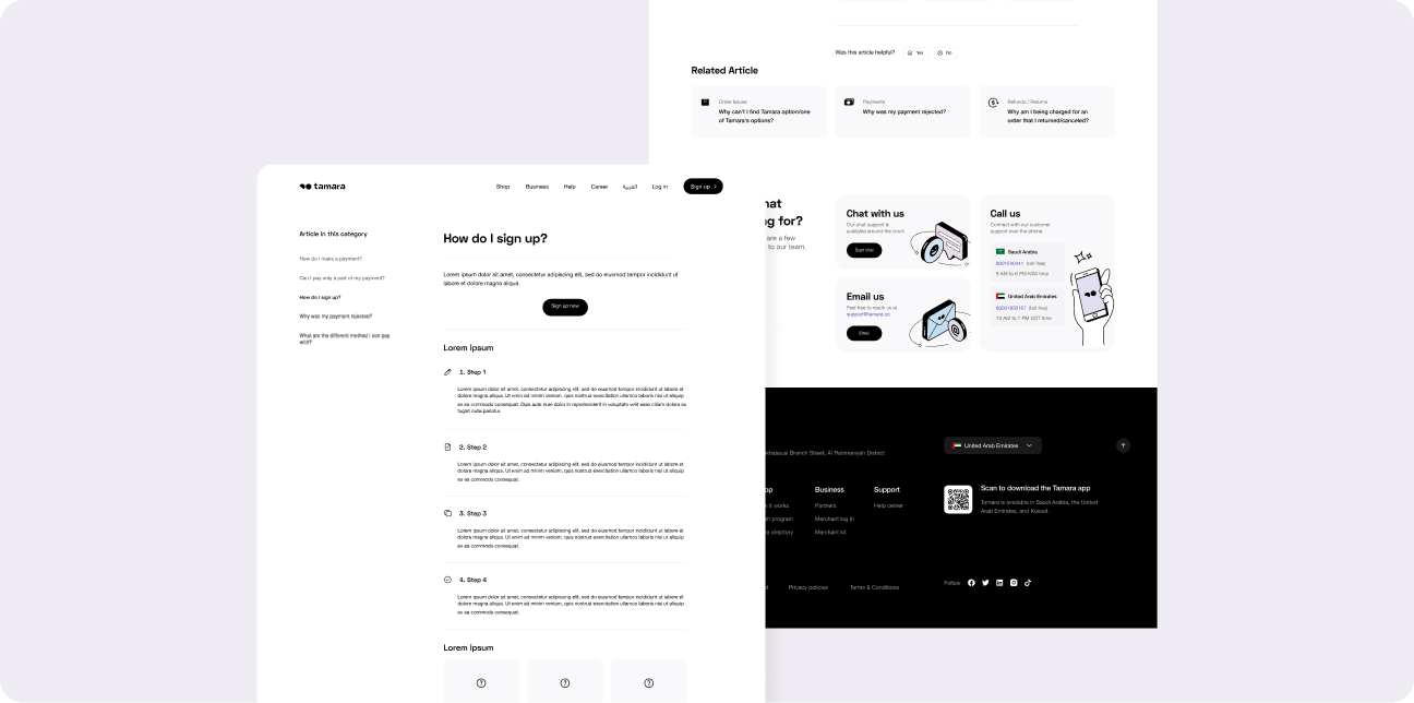 Template structure designs