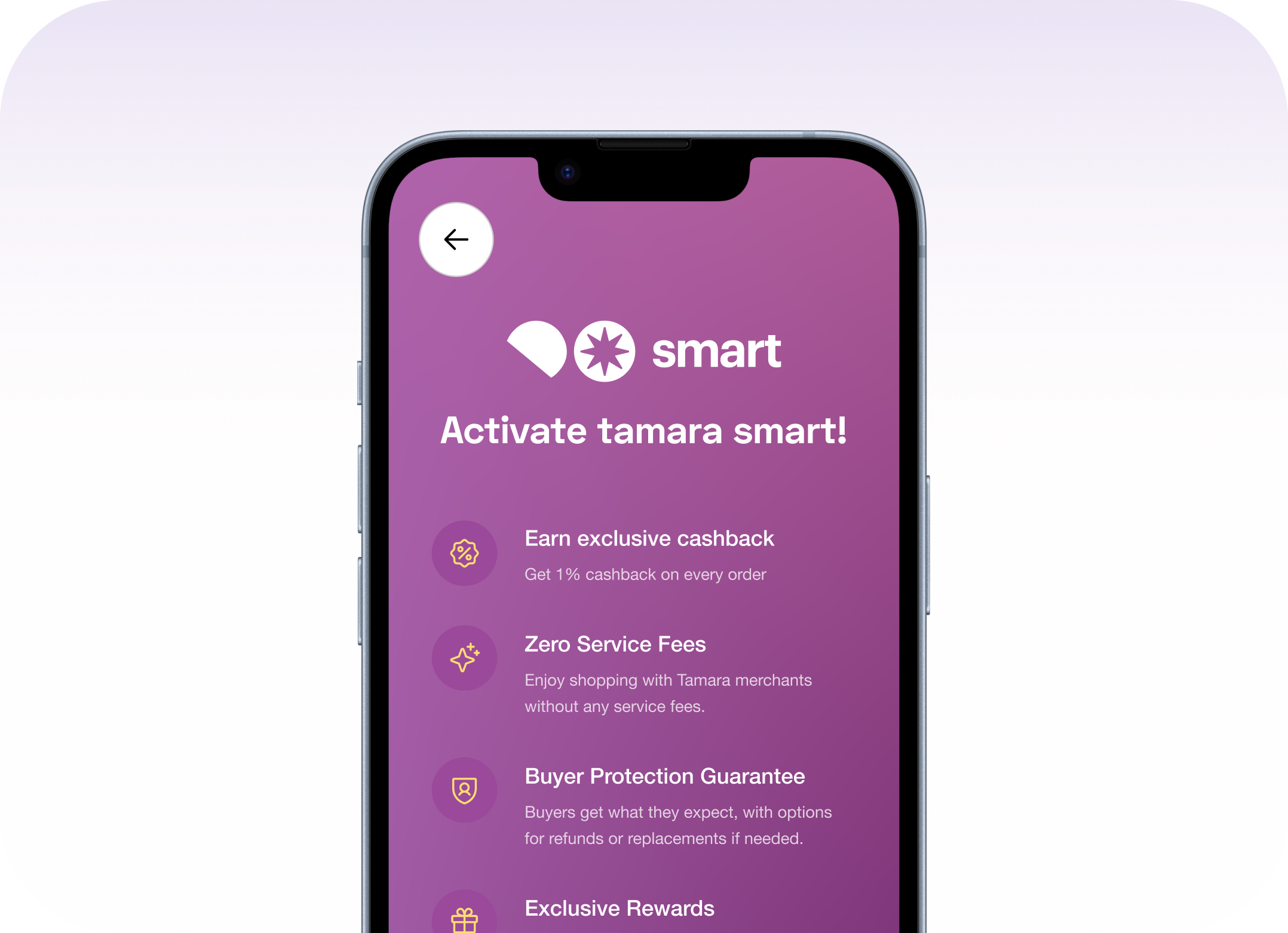 Opt-in flow screens